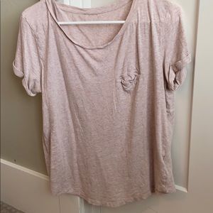 pink basic tee